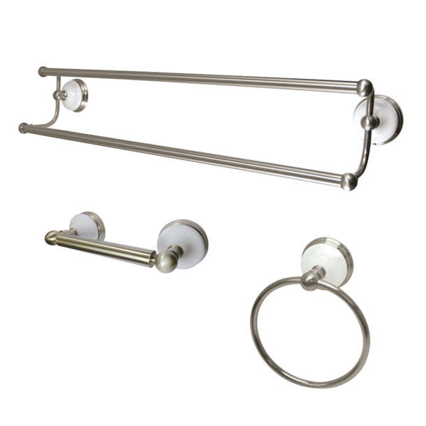 Kingston Brass Victorian 3 Piece Bathroom Hardware Set & Reviews | Wayfair